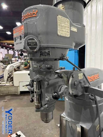 Bridgeport #Series-I, ram type vertical mill, 9" x42" table, 2 HP, 1-Axis Trak digital read out, chrome ways - Image 7