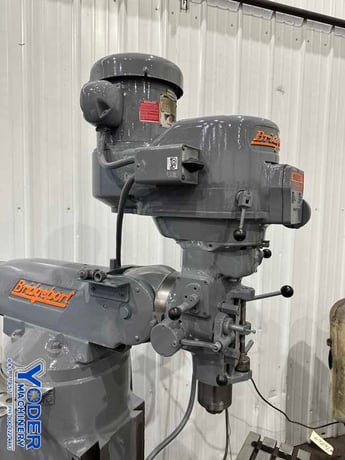 Bridgeport #Series-I, ram type vertical mill, 9" x42" table, 2 HP, 1-Axis Trak digital read out, chrome ways - Image 8