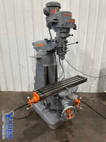 Bridgeport #Series-I, ram type vertical mill, 9" x42" table, 2 HP, 1-Axis Trak digital read out, chrome ways - Image 10