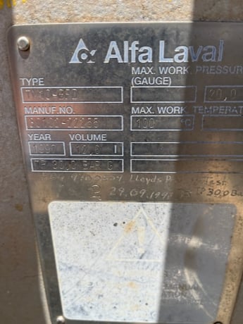 44 sq.ft., Alfa-Laval, TM10-BFD, plate heat exchanger, 20 bar @ 100&deg;C, 20 plates, 1997 - Image 5