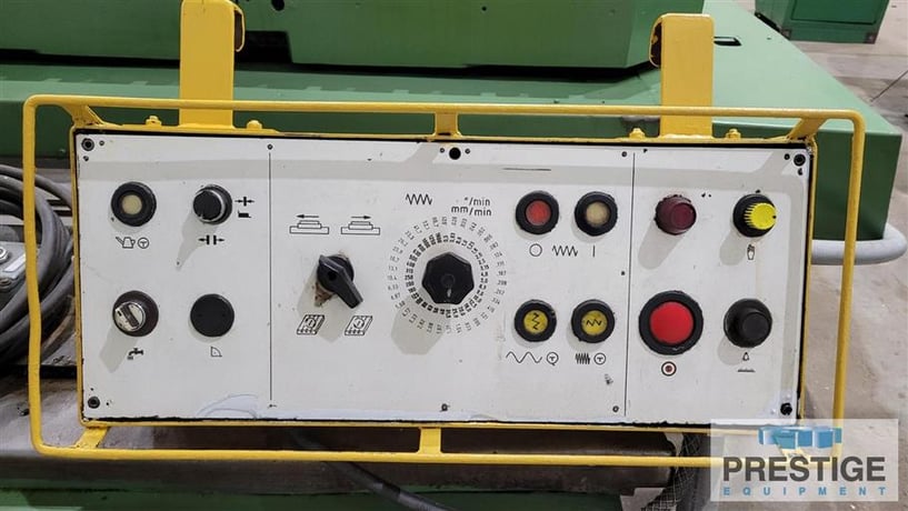 71" x 78" Union #Ti-2, power rotation, power infeed, scales, 15 ton capacity 1994, #26626 - Image 2