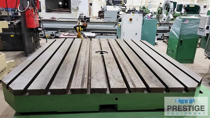 71" x 78" Union #Ti-2, power rotation, power infeed, scales, 15 ton capacity 1994, #26626 - Image 5