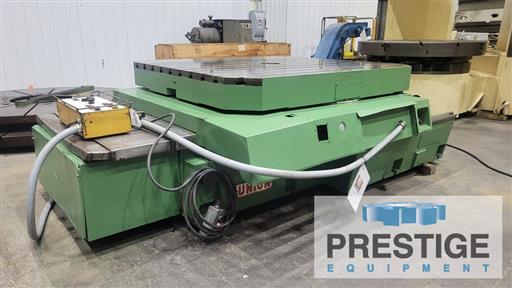 71" x 78" Union #Ti-2, power rotation, power infeed, scales, 15 ton capacity 1994, #26626 - Image 10