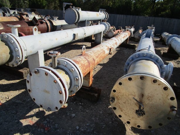 375 sq.ft. Gaspar, heat exchanger, 123FV psi, 14" diameter x 20' 0" F/F, 350&deg; F., 2005 - Image 3