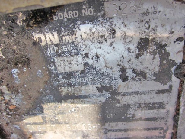 47 sq.ft., 150FV psi shell, Weldon #6STW8-96, Heat Exchanger, 150FV psi tube, 400°F., 1983 - Image 1