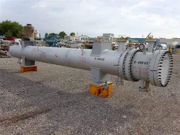 2143 sq.ft., 412FV psi shell, 372FV psi tube, Ilsung, 392&deg;F, 4" inlet & outlet, (2) 2" vents, unused 2015 - Image 7
