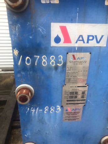 464 sq.ft., APV, R5MGS16, plate heat exchanger, 200 psi, 250&deg;F, 85 plates, 1998 - Image 7