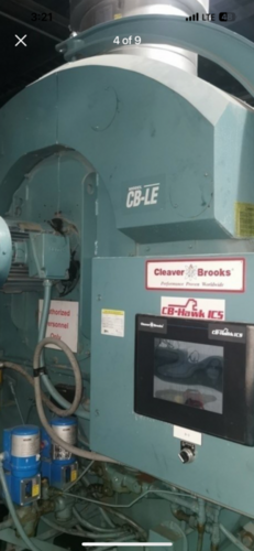 350 HP Cleaver-Brooks Cleaver-Brooks LE, hot water boiler, Diesel fired - Image 5