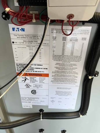 100 Amp. Eaton #ATC3C2X40100XSU, automatic transfer switch, 480 Volts, Nema 1, 2018 - Image 7