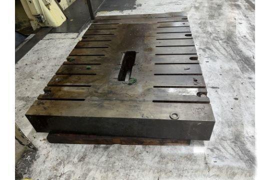 72" L x 42" width x 8" H, T-slotted bolster plate - Image 2