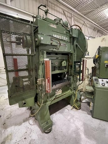 60 Ton, Minster #P2-60-36 PieceMaker, high speed straight side press, 3" stroke, 13.5" Shut Height, air - Image 4