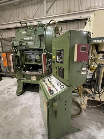 60 Ton, Minster #P2-60-36 PieceMaker, high speed straight side press, 3" stroke, 13.5" Shut Height, air - Image 8