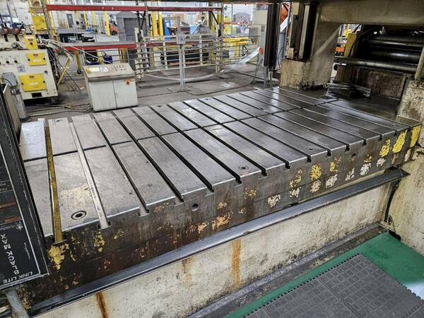 400 Ton, Blow #SC2-400-96-54, straight side mechanical press, 10" stroke, 35" Shut Height, air clutch, 1994 - Image 4