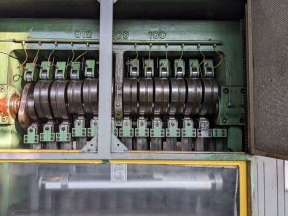 Platarg #612, Platarg transfer press, 12 rams, full follow cams, 4.25" stroke, 2" depth of draw - Image 5
