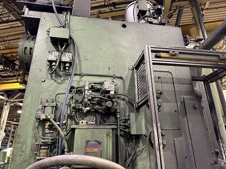 120 Ton, Clearing Niagara #E-110, OBS gap frame press, 6" stroke, 17.5" Shut Height, motorized adjustment - Image 8