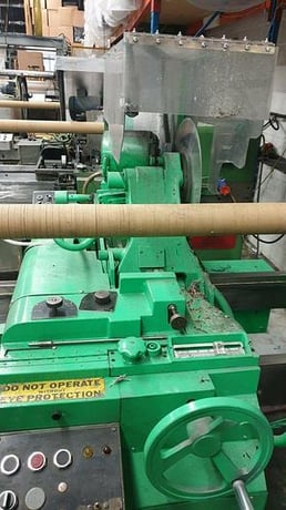 Lever #500, single knife boloney cutter w/mister, 85" shaft length, 16" dia blade, 14" dia roll - Image 8