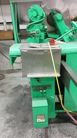 Lever #500, single knife boloney cutter w/mister, 85" shaft length, 16" dia blade, 14" dia roll - Image 10