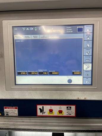 36 Ton, Trumpf #TruBend-7036, CNC press brake, 3.4'OA, 2012 - Image 2