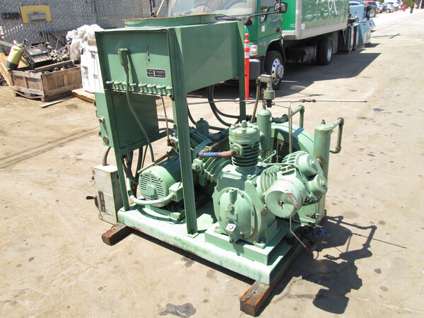 Ingersoll-Rand, industrial reciprocating air compressor with aftercooler, 20 HP - Image 3
