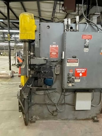 150 Ton, Pacific #K150-17.5, hydraulic press brake, 17.5' OA, 192" between housing - Image 3