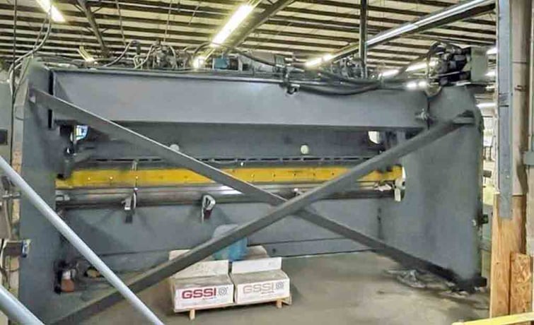 150 Ton, Pacific #K150-17.5, hydraulic press brake, 17.5' OA, 192" between housing - Image 4