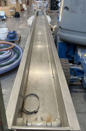10.5" width x 8" D x 15' L Wisewater #BL26C-80D, Stainless Steel strand water bath - Image 9