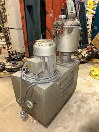 10 liter Henschel #FM10C, high intensity mixer, jacketed chamber, 3 tier blade design - Image 7