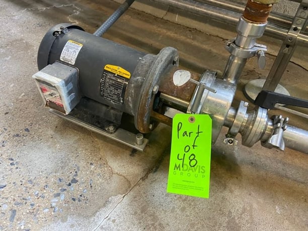 200 gallon Vertical Stainless Steel single wall balance tank, 3 HP centrifugal pump - Image 4