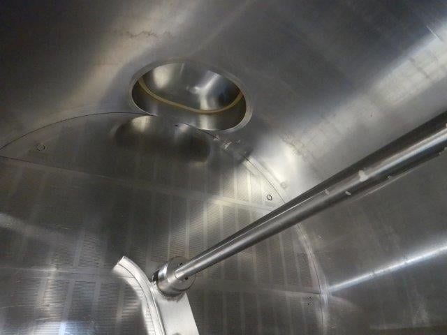 465 gallon JV Northwest, vertical Stainless Steel mix tank, 4' dia. x 10' high, Stainless Steel filter type - Image 8
