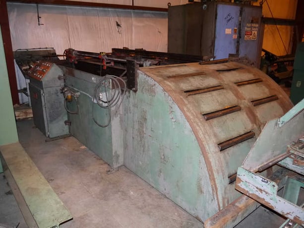 60" x .105" Red Bud, Cut-To-Length line, 23000 lb., entry coil car, 7-rolls, entry/exit pinch rolls, grip - Image 6
