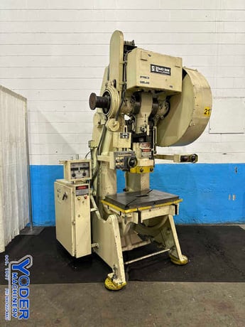 60 Ton, South Bend #60FWAC, OBI flywheel press, 3" stroke, 13" Shut Height, air clutch & brake, 1981 - Image 1