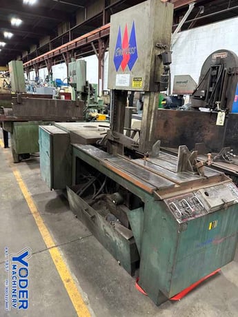 18" x 20" Peerless #VB-181C, vertical band saw, 180" x1-1/4" blade, manual tilt, coolant, 1989 - Image 5