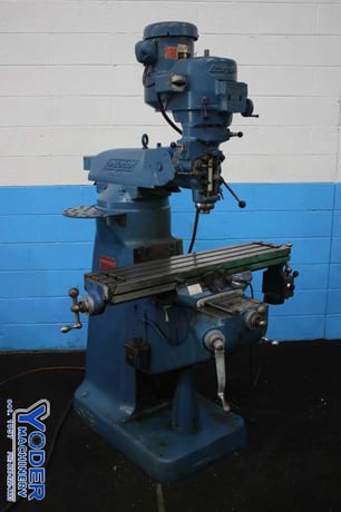 Bridgeport, ram type vertical mill, 2 HP - Image 7