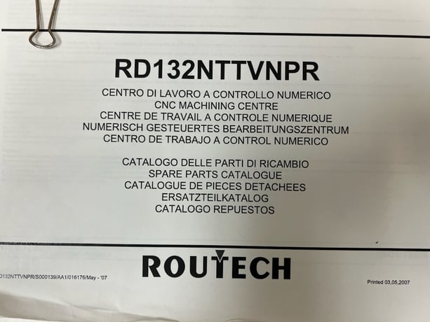 SCMI #Routech-RD132NTTVNPR, 5-Axis Router, 2007 - Image 10