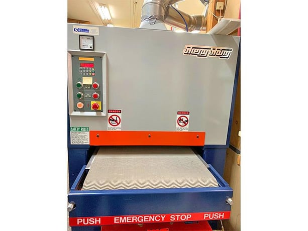25" x 48" Sheng-Shing #SDM-25, 1-head belt sander, 10 HP, 2002 - Image 1