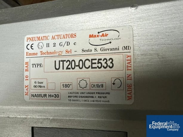 Quadro Comil #H20, 316 Stainless Steel, 7.5 HP, product hopper with feed valve, 2015 - Image 8