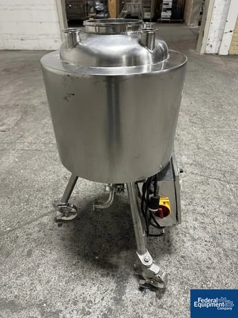 6.6 gallon Allegheny Bradford, Jacketed Receiver Tank, 25 Liter, Stainless Steel, jacketed for 40 psi at - Image 5