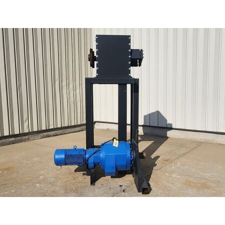 Twin Roll Slow Speed, 10" diameter x 20" W, high shear shredder, 15 HP - Image 3