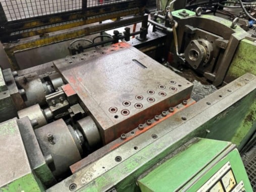Schumag #KZRP-IIIB, combined drawing line w/inline shotblast, polishing & chamfer - Image 6
