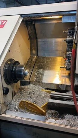Yama Seiki #GA-3600, CNC turning center, Fanuc 0iTC, 23.6" swing, 4.1" bar, 30 HP, 2005 - Image 3