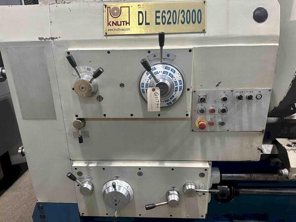 49" x 118" Knuth #DL-E-620/3000, engine lathe, 35" swing over cross slide, 4-Jaw 39.5"chuck, 5.1"thru - Image 3