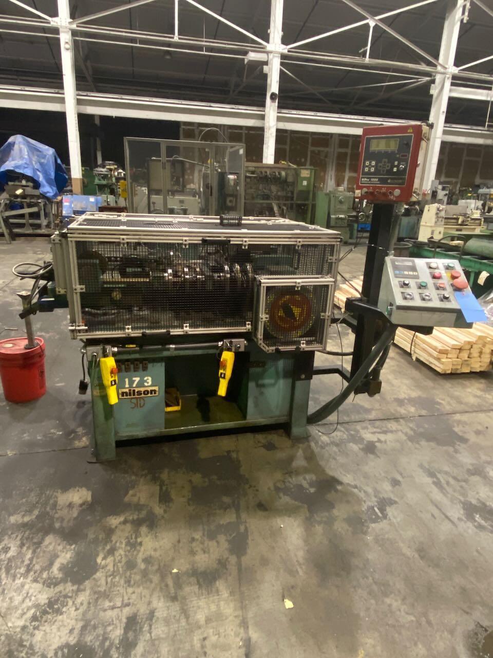 Nilson #751, 4-slide, 1/16" wire diameter, 3/4" width strip, 3" feed length, 40-400 PPM, straightener - Image 6