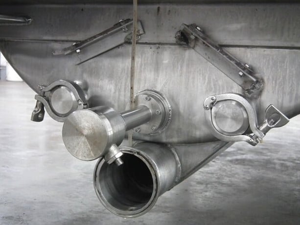 L & A, Stainless 350 gallon double rotating auger spiral coil batch cooker - Image 6