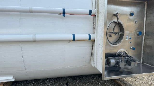 5500 gallon St. Regis, Stainless Steel jacketed mix tank, 150 psi, bottom side agitator - Image 7