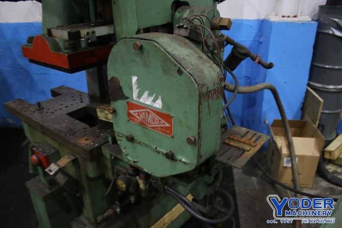 32 Ton, Federal #32, gap bed press, 2" stroke, 11" Shut Height, 15" x24" bed, air clutch & brake, 1977 - Image 5