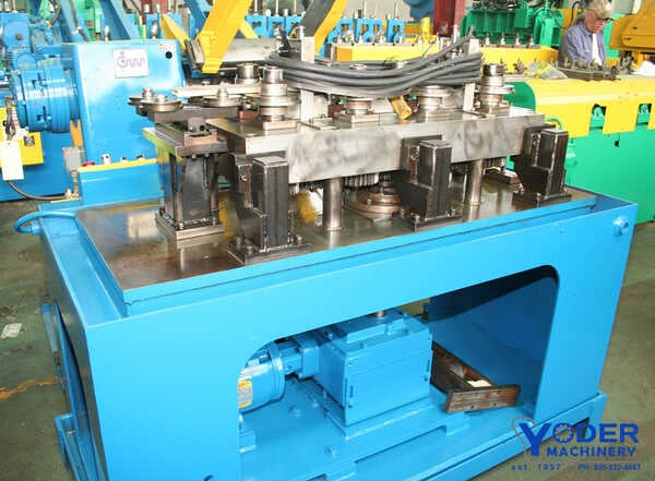 4 Stand, Ardcor #P20, stub shaft in vertical position rollformer, R to L, 3" roll space, 10 HP - Image 8