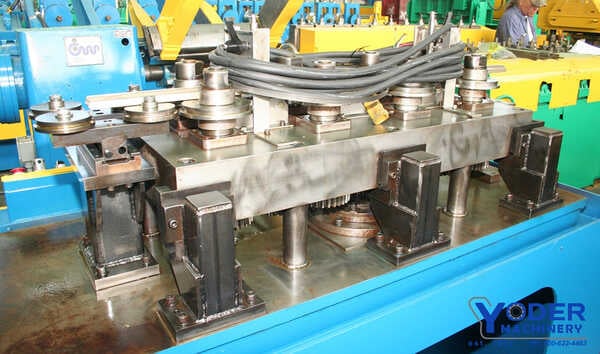 4 Stand, Ardcor #P20, stub shaft in vertical position rollformer, R to L, 3" roll space, 10 HP - Image 9