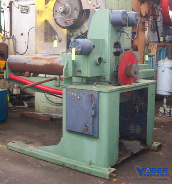 RMG, powered payoff with straightening & feed rolls, 4000 lb., 54" centerline to floor - Image 6