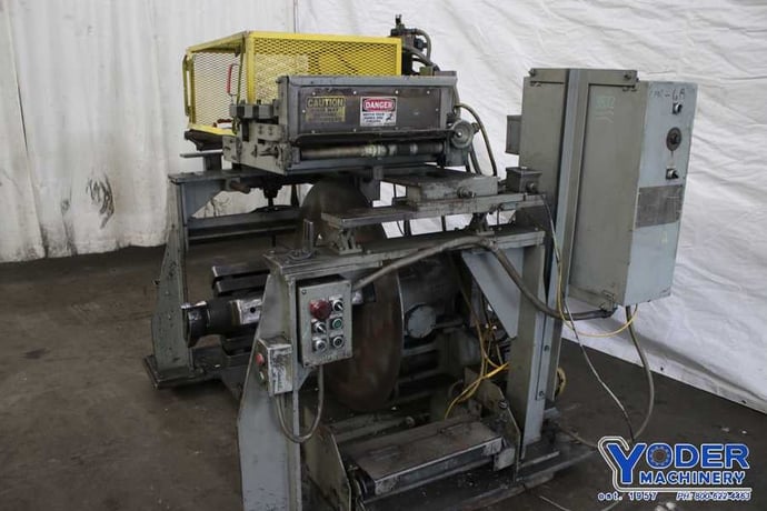 4000 lb. Littell #40-18, coil reel straightener combo, 18" width, 12"-14" ID, 60" OD - Image 2