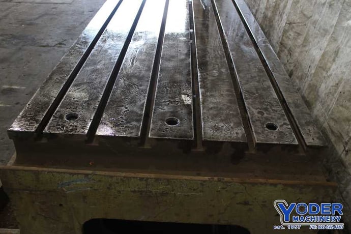 T-slotted table, 43 x 150, cast iron construction - Image 3